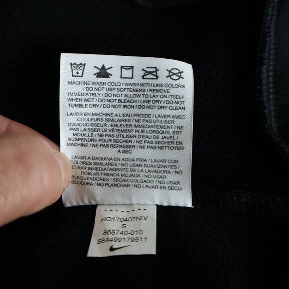Nike Dri-Fit Hoodie - Slim Fit Zip up - Women's Small - Black - Picture 15 of 15